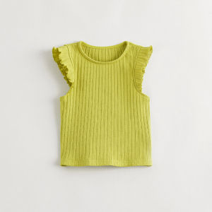 Marc&Janie | Jacquard Wheat Embroidery Elastic Comfort Girls Vest