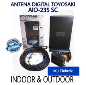 Antena TV Digital Indoor(Dalam) Outdoor(Luar) Aio 235 sc Toyosaki MJ Elektric