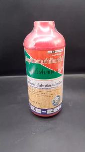 หวีทอง ไกรโฟเซต 48 ขนาด 1 ลิตร ของแท้ สารกำจัดวัชพืช ชนิดดูดซึม สูตรทนฝน ไม่เลือกทำลาย หญ้าตายนานยันราก ฆ่าหญ้า ใบแคบ ใบกว้าง กก รอบบ้าน สวน