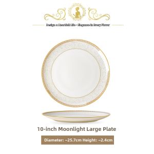 mornenjoy | Luxury Ceramic Porcelain Dinnerware Set