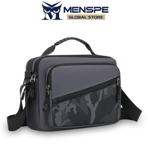 MENSPE กระเป๋าธุรกิจกระเป๋าเดินทางประกบลายพรางแนวโน้มแฟชั่นกระเป๋าหิ้วกระเป๋าสะพายไหล่ของผู้ชายแฟชั่นกระเป๋าถือความจุมากกระเป๋าลำลองน้ำหนักเบาหย่อนใจแฟชั่นกระเป๋าถนนกีฬาสำหรับนักศึกษา