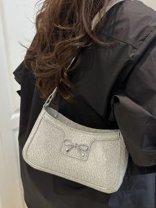 Túi Đeo Vai Đơn Thời Trang 2025 Túi Dưới Cánh Tay Có Nơ Thắt Nút Thiết Kế Độc Đáo Túi Đeo Vai Đa Năng Túi Xách Nữ Túi Xách Mềm