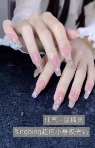 Wen Genies Same Aurora Diamond Manicure Jewelry Super Flash Glass Drill Small Size Mixed Fancy Shape Diamonds for Nail Beauty Shop Ornament