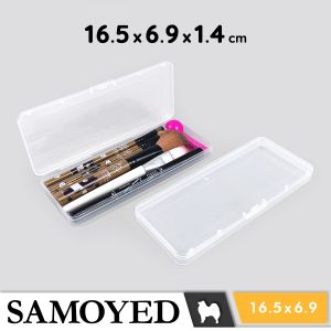 Tempat / Kotak Plastik PP Penyimpanan Serba Guna / Plastic Storage Box 16.5 x 6.9 x 1.4 / 165 x 69 x 14 cm Samoyed BX-SJ-1656914 (Kartu / Aksesoris / Pernak-Pernik / Alat Tulis / Perlengkapan / Peralatan Seni / Jahit)