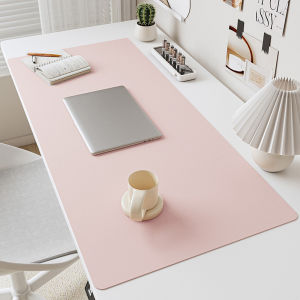 PU Leather Mouse Pads Desk Mat for Office Solid Color Computer Pad Keyboard Pads