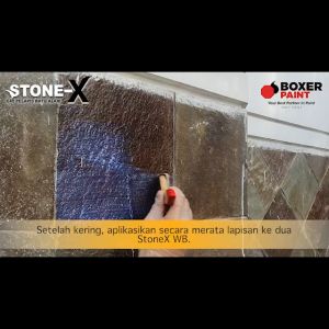 Cat Batu Alam STONEX Water Based Clear (1 lt)