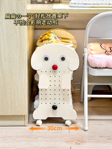 ตู้รองเท้าพับได้สุดน่ารักสำหรับห้องนอนในโรงเรียน ตู้รองเท้าหลายชั้นขนาดเล็กแบบเคลื่อนที่ได้ อุปกรณ์จัดระเบียบสำหรับห้องนอนของนักเรียน