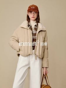INMAN | Áo Khoác Bông Dày Cổ Lông Đầy ấm