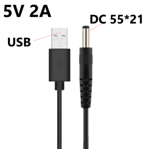 Cáp Sạc Nguồn DC 5V 2A Đầu Nối USB Sang Jack DC Adapter 3.5*1.35mm 4.0*1.7mm 5.5*2.1mm 5.5*2.5mm Đầu Cái Dùng Cho Thiết Bị Điện Tử