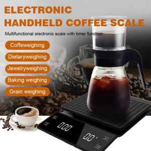 【Homelements】Digital Coffee Scale with Timer 3kg/0.1g Pour Over Drip Espresso Scale High Precision Electronic Scale Mini Coffee Scale