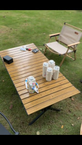 โต๊ะแคมป์ปิ้ง โต๊ะปิคนิค โต๊ะแคมป์พับได้ พกพาสะดวก อลูมิเนียม กลางแจ้ง ในร่ม แคมป์ปิ้งปิกนิก  รับน้ำหนักได้ 300กก.