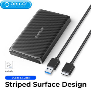 ORICO Mrico-B 2.5 Inch Hard Drive Case SATA to USB3.0 5Gbps & 6Gbps External HDD Enclosure for PC Computer PS5