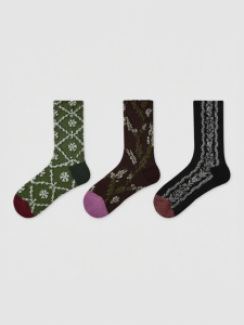 Vintage and Trendy Cotton Socks for Women
