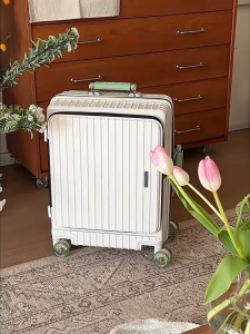 【SG Local Seller】New Front opening Rolling Luggage Set Spinner Travel bag 20/24/26 inch Can Board Carry On Suitcase Wheels Password Trolley