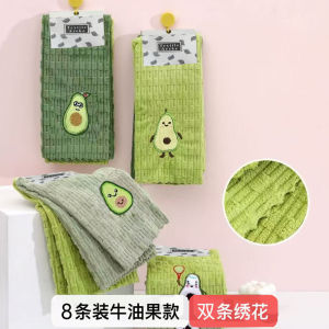 Khăn Lau Nhà Thấm Nước Dày Thêu Hình Hoa Khăn Lau Nhà Bếp Khăn Lau Tay Dễ Thương Khăn Lau Nhà Hai Mặt Thấm Nước