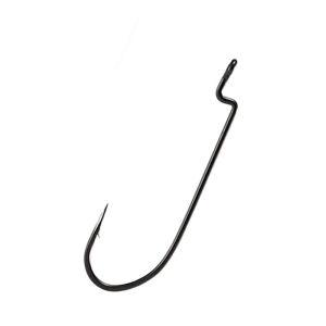 Fine Narrow-Wide Belly Offset Hook Super Smooth Coating Fishing Hook