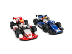 LEGO CITY 60464 Đồ Chơi Lắp Ráp Trạm Đua Xe F1 (92 Chi Tiết)