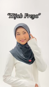 Shamira - Hijab Sport Bergo Instan Freya Non Pad Jersey Premium | Hijab Olahraga Padel Anti Gerah