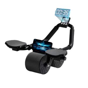 Roller Abs Multi-Functional Abdominal Wheel with Timer Automatic Rebound Abdominal Training Auxiliary Exercise