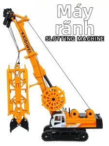 Mô Hình Xe Công Trình Gắp Hợp Kim Dùng Dầu Nhớt