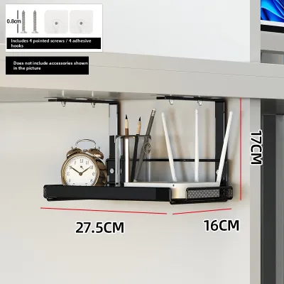 QIMAHUANGZI | Under Desk Storage Rack