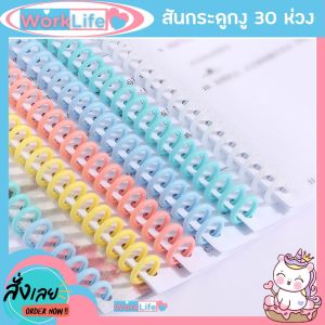 กระดูกงู DIY สันห่วง สันกระดูกงู สันห่วงถอดได้ สันห่วงกระดูงู สันห่วงพลาสติก ใส่A4B5A5A6A7 สันอ่อน WorkLife