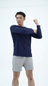 [DEAL SỐC GIẢM 50%][OUTLET - KHÔNG ĐỔI TRẢ]Áo dài tay nam thể thao Essential tập Gym Pickleball co giãn thấm hút tốt Coolmate