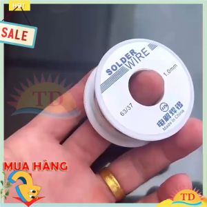 Cuộn thiếc hàn Solder Wire lõi 1mm 50g 100g chì hàn mạch