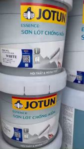 Sơn Lót Jotun Essence Chống Kiềm Nội ngoại thất (5lit). Tăng cường độ bám dính tốt cho bề mặt sơn phủ nội ngoại thất.