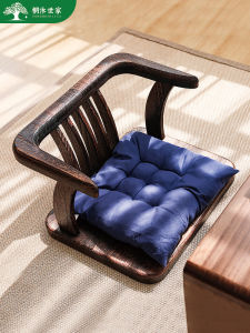 เก้าอี้พับแบบมีแผงรองรับไม้จริง ทรงต่ำ สำหรับใช้ในบ้าน เก้าอี้สำหรับดื่มชา เก้าอี้สำหรับพักผ่อน เก้าอี้สำหรับหน้าร่ม โต๊ะสำหรับดื่มชา ที่นั่งแบบต่ำ ชุดเก้าอี้