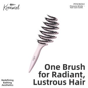 KRRAMEL | Boar Bristle Volume Enhancing Hair Brush gift