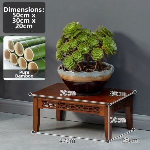 Wooden Portable Flower Pot Stand
