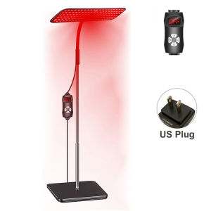 Square High-Power Far Infrared Physiotherapy Lamp Heat Therapy Lamp Intelligent Beauty Retractable Floor Red Light 660nm850nm