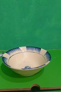 Combo 5 tô kiểu nam bộ xưa dùng đựng soup xôi  chè 21 cm phết xanh( video)