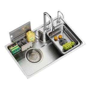 JIAYUN | Large Single Basin 304 Stainless Steel Kitchen Sink