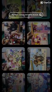 BUKU GAMBAR ANAK (Drawing Book) | Buku Menggambar Fancy Cover Karakter Kartun / Animasi (A4 | 8 Lembar | HVS-70gr)