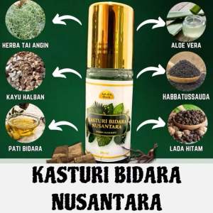 KASTURI BIDARA NUSANTARA ADDIN HERB ESSENTIAL OIL AROMATHERAPY ORIGINAL HQ