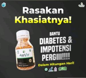 KAPSUL JOSS VIT ecer isi 30 kapsul atasi impoten diabetes original BPOM