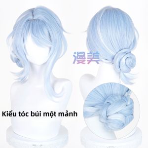 Manmei | Tóc Giả Diễn Xuất cho Albedo Ba Kiểu Đỉnh Đầu