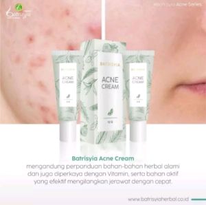 PROMO Batrisyia Herbal Acne Cream Totol Jerawat Kempes Dalam Tiga Hari
