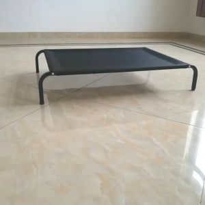 Dog Bed with Frame Stainless Steel Washable Dog Bed Extra Large Dog Mesh Bed Indoor Anti Skin Disease 狗狗床 寵物床