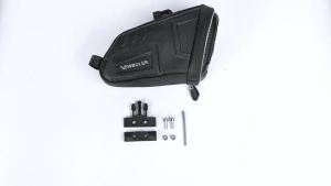 NEWBOLER Bicycle Saddle Bag Waterproof EVA Hard Shell Road Bicycle Tail Bag Reflective Striped Bike Rear Bag Bike Accessories
