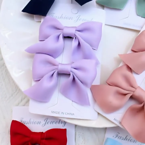 Jepit Rambut Anak Pita Lucu 2 in 1 | Hair Clip Cantik untuk Bayi & Balita Perempuan