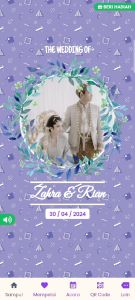 Undangan Website Digital Tema Purpleflower