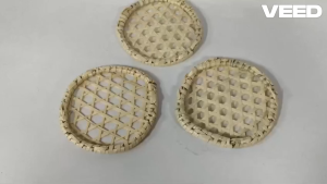 Handmade Palm Leaf Idiyappam Plate | Natural Eco-Friendly Palm Steamer Plate for Idiyappam String Hoppers Traditional Cooking(Pack of 1 Pc | 5 Inch)