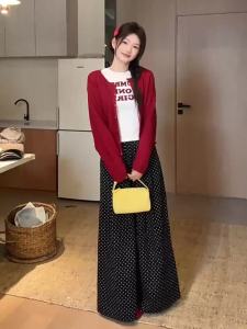 Mustard Yellow Loose Stylish Slim Knitted Cardigan