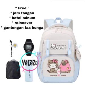 Tas ransel sekolah anak perempuan remaja SD SMP Kapasitas Besar dan BANYAK Ruang BANYAK BONUS tas ransel