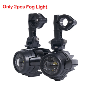 E9 Approved Motorcycle LED Driving Lights Auxiliary Fog Lamps Universal Fog Lights Headlight For Yamaha MT07 MT09 BMW Honda
