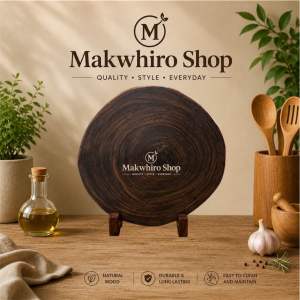 Makwhiro Shop (1/12-13inch)Natural Wood Chopping Board Durable