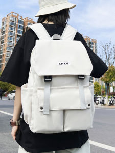 NALLCHEER เป้สะพายหลัง กระเป๋านักเรียนนักศึกษาฉบับภาษาเกาหลีโรงเรียนมัธยมความจุขนาดใหญ่สำหรับนักเรียนมัธยมต้นกระเป๋าเป้สะพายหลังแนวโน้มนักเรียนหญิงกระเป๋าคอมพิวเตอร์ กระเป๋าเป้ชาย